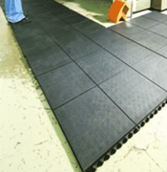 Large Heavy Duty Industrial Rubber Bar Safety Floor Mat Anti-Fatigue 5’ x 3’