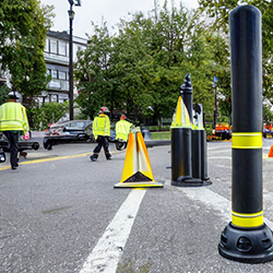 Where are speed humps not used – and what are they ineffective at?