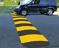 The Benefits of Recycled Rubber Speed Bumps for Traffic Safety