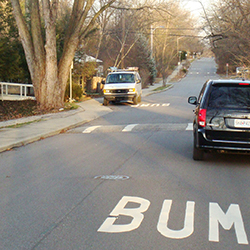 What are the disadvantages of speed bumps?